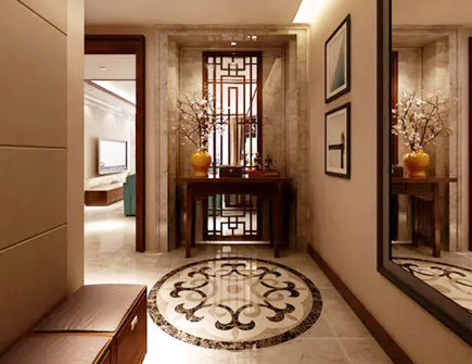 对门的玄关墙适合放什么摆件？